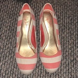 Life Stride Striped Wedges
